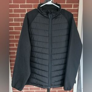 Men's Classic Black Puffer Jacket